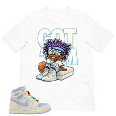 Blue Pale Ivory Pyschic Blue Wmns 1s Shirt Got Em Dope Graphic