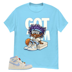Blue Pale Ivory Pyschic Blue Wmns 1s Shirt Got Em Dope Graphic