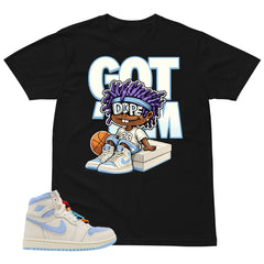 Blue Pale Ivory Pyschic Blue Wmns 1s Shirt Got Em Dope Graphic