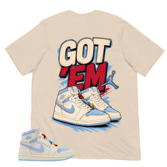 Blue Pale Ivory Pyschic Blue Wmns 1s Shirt Got Em Graphic