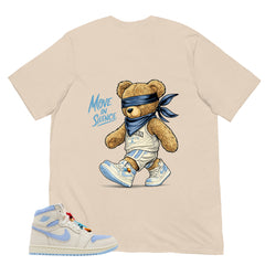 Blue Pale Ivory Pyschic Blue Wmns 1s Shirt Move In Silence Graphic