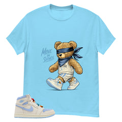 Blue Pale Ivory Pyschic Blue Wmns 1s Shirt Move In Silence Graphic