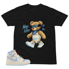 Blue Pale Ivory Pyschic Blue Wmns 1s Shirt Move In Silence Graphic