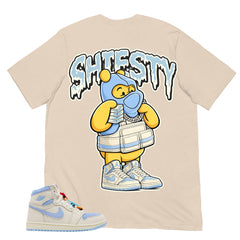 Blue Pale Ivory Pyschic Blue Wmns 1s Shirt Shiesty Pooh Graphic