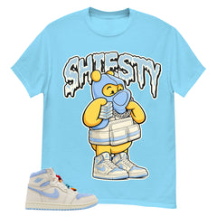 Blue Pale Ivory Pyschic Blue Wmns 1s Shirt Shiesty Pooh Graphic