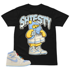 Blue Pale Ivory Pyschic Blue Wmns 1s Shirt Shiesty Pooh Graphic