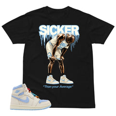 Blue Pale Ivory Pyschic Blue Wmns 1s Shirt Sicker Than Your Average Graphic