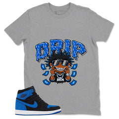 Blue Royal Reimagined 1s Zadago Shirt Drip Rich Graphic