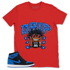 Blue Royal Reimagined 1s Zadago Shirt Drip Rich Graphic