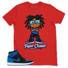 Blue Royal Reimagined 1s Zadago Shirt Paper Chaser Graphic