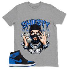 Blue Royal Reimagined 1s Zadago Shirt Shiesty Big Money Talking Graphic