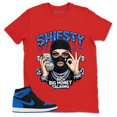 Blue Royal Reimagined 1s Zadago Shirt Shiesty Big Money Talking Graphic
