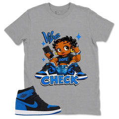 Blue Royal Reimagined 1s Zadago Shirt Vibe Check Graphic