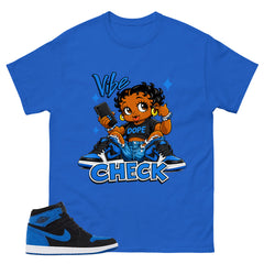 Blue Royal Reimagined 1s Zadago Shirt Vibe Check Graphic