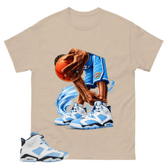 Blue UNC Home 6s Zadago Shirt Ball Time Graphic