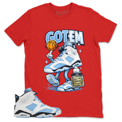 Blue UNC Home 6s Zadago Shirt Got Em Bread Graphic