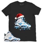 Blue UNC Home 6s Zadago Shirt Kickmas Graphic