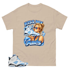 Blue UNC Home 6s Zadago Shirt Kiss My Airs Graphic