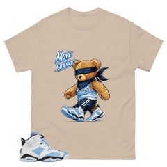 Blue UNC Home 6s Zadago Shirt Move In Silence Graphic
