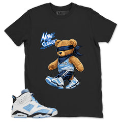 Blue UNC Home 6s Zadago Shirt Move In Silence Graphic