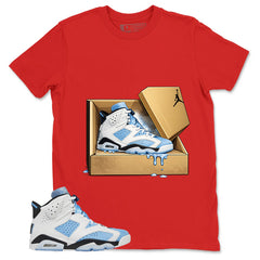 Blue UNC Home 6s Zadago Shirt New Kicks Graphic
