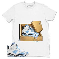 Blue UNC Home 6s Zadago Shirt New Kicks Graphic