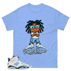 Blue UNC Home 6s Zadago Shirt Paper Chaser Graphic