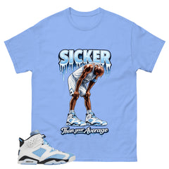Blue UNC Home 6s Zadago Shirt Sicker Than Your Average Graphic