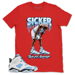 Blue UNC Home 6s Zadago Shirt Sicker Than Your Average Graphic