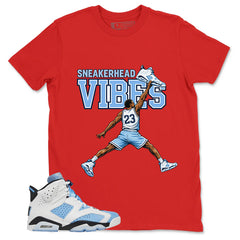 Blue UNC Home 6s Zadago Shirt Sneakerhead Vibes Graphic
