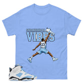 Blue UNC Home 6s Zadago Shirt Sneakerhead Vibes Graphic