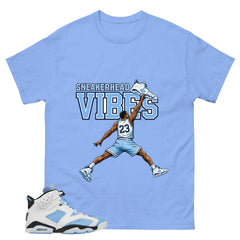 Blue UNC Home 6s Zadago Shirt Sneakerhead Vibes Graphic