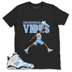 Blue UNC Home 6s Zadago Shirt Sneakerhead Vibes Graphic