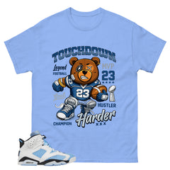 Blue UNC Home 6s Zadago Shirt Touchdown Harder Graphic