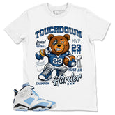 Blue UNC Home 6s Zadago Shirt Touchdown Harder Graphic