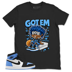 Blue UNC Toe 1s Zadago Shirt Got Em Dope Graphic