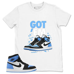 Blue UNC Toe 1s Zadago Shirt Got Em Sneaker Graphic