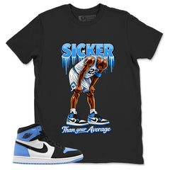 Blue UNC Toe 1s Zadago Shirt Sicker Than Your Average Graphic