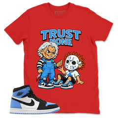 Blue UNC Toe 1s Zadago Shirt Trust None Graphic