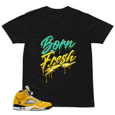 Graphic Tee Born Fresh Shirt Matching 5s T23 Tokyo