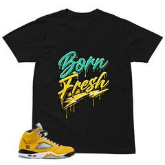 Graphic Tee Born Fresh Shirt Matching 5s T23 Tokyo