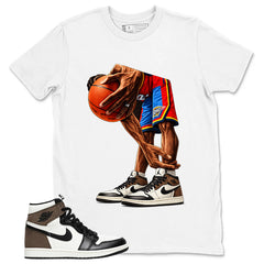 Brown Dark Mocha 1s Zadago Shirt Ball Time Graphic