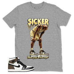 Brown Dark Mocha 1s Zadago Shirt Sicker Graphic