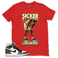 Brown Dark Mocha 1s Zadago Shirt Sicker Graphic