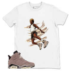 Brown Smoky Mauve 6s Zadago Shirt Air Ball Graphic