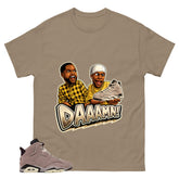 Brown Smoky Mauve 6s Zadago Shirt Daaamn Sneaker Graphic