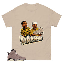 Brown Smoky Mauve 6s Zadago Shirt Daaamn Sneaker Graphic