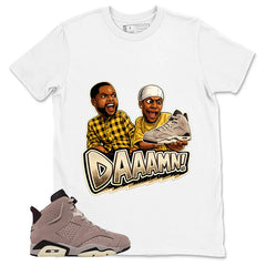 Brown Smoky Mauve 6s Zadago Shirt Daaamn Sneaker Graphic