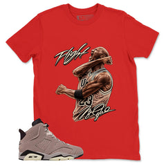 Brown Smoky Mauve 6s Zadago Shirt Flight Victory Graphic