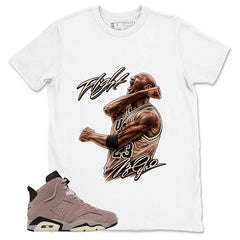 Brown Smoky Mauve 6s Zadago Shirt Flight Victory Graphic
